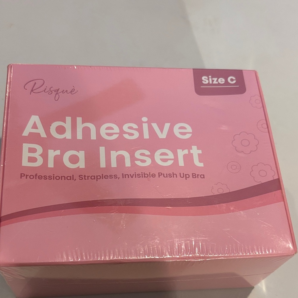 Risque Adhesive Bra Insert strapless invisible push up bra NWT